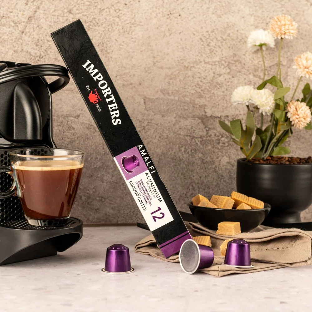 Importers Amalfi - 10 Aluminium Nespresso compatible coffee capsules - Image 3