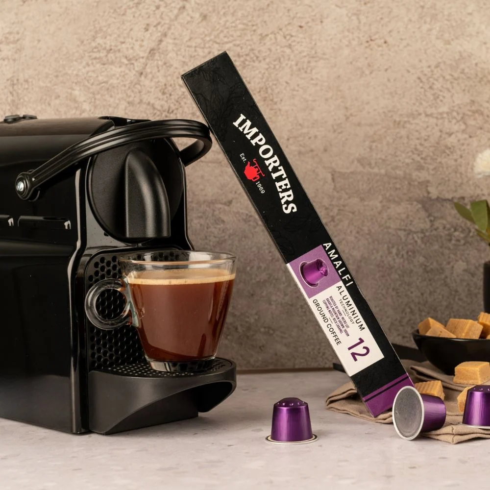 Importers Amalfi - 10 Aluminium Nespresso compatible coffee capsules - Image 4