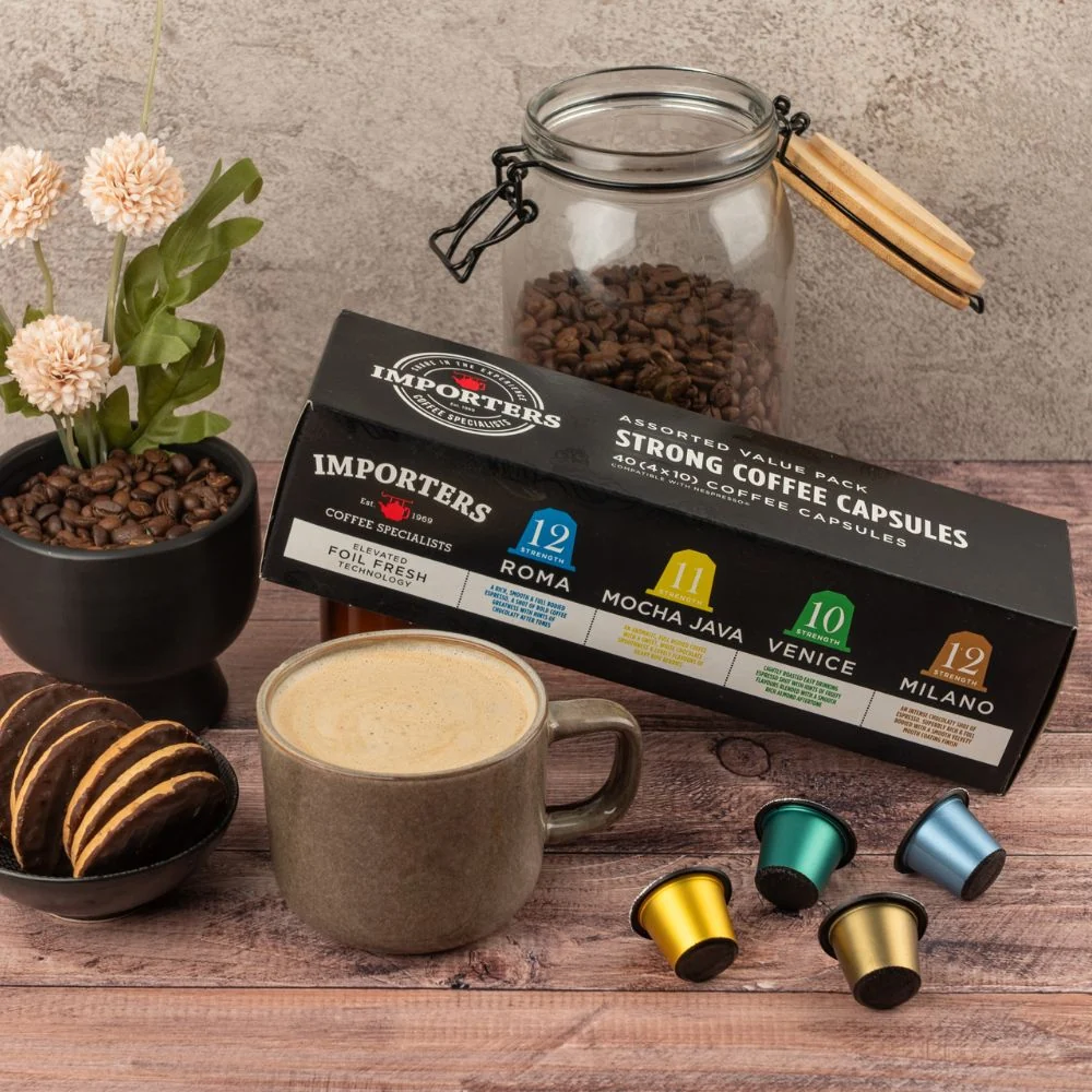 Importers Assorted Value Pack - 40 Nespresso Compatible Coffee Capsules - Image 3