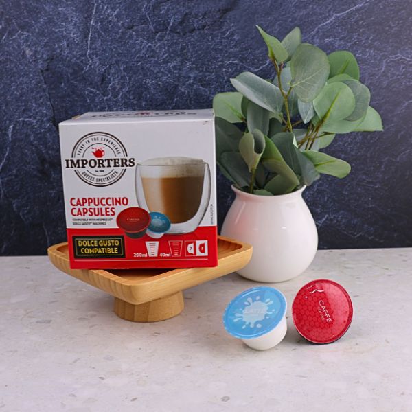 Importers Cappuccino - 14 Nescafe Dolce Gusto compatible coffee capsules - Image 3