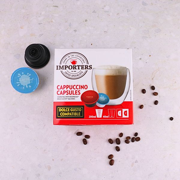 Importers Cappuccino - 14 Nescafe Dolce Gusto compatible coffee capsules - Image 6