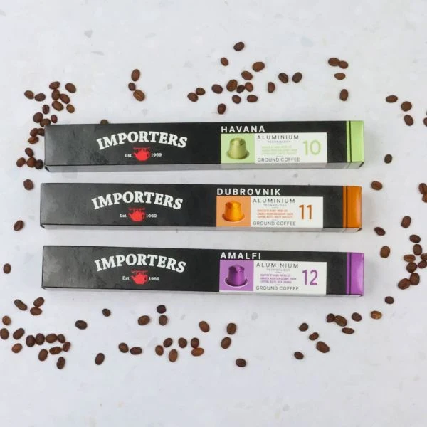 Importers Coffee Variety - 30 Aluminium Nespresso compatible capsules - Image 6