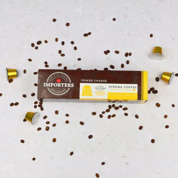 Importers Power Charge - 40 Aluminium Nespresso compatible coffee capsules - Image 5