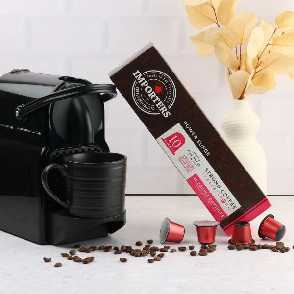 Importers Power Surge - 40 Aluminium Nespresso compatible coffee capsules - Image 3