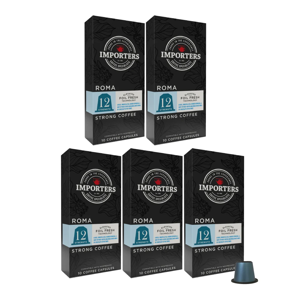 Importers Roma - Nespresso compatible coffee capsules - Image 8