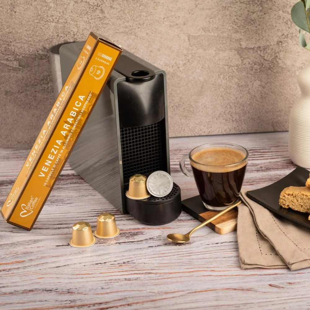Italian Coffee Venezia Arabica - 10 Aluminium Nespresso compatible coffee capsules - Image 4