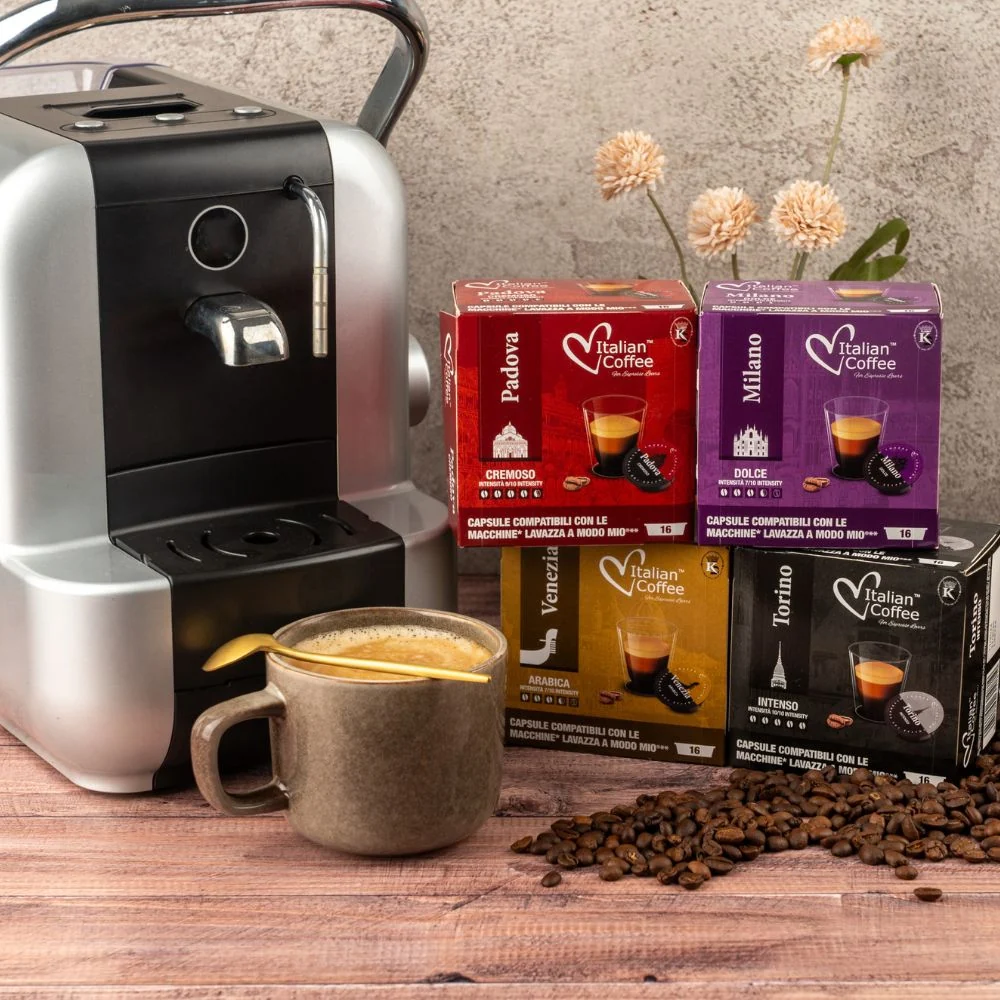 Italian Deluxe Coffee Mix - 64 Lavazza A Modo Mio compatible coffee capsules - Image 3
