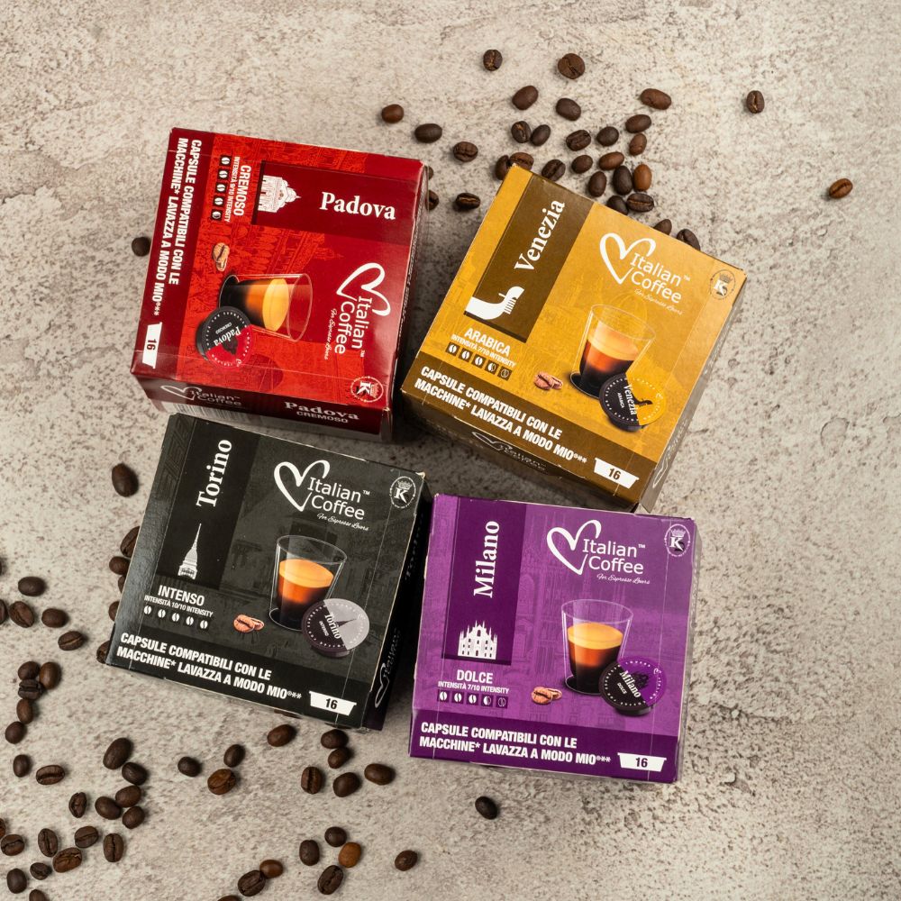Italian Deluxe Coffee Mix - 64 Lavazza A Modo Mio compatible coffee capsules - Image 5