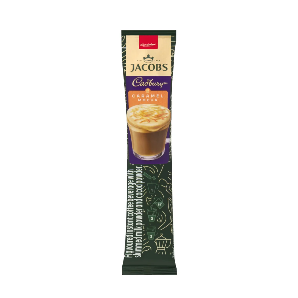 Jacobs Cadbury Mocha Caramel - Box of 8 sachet's - Image 3