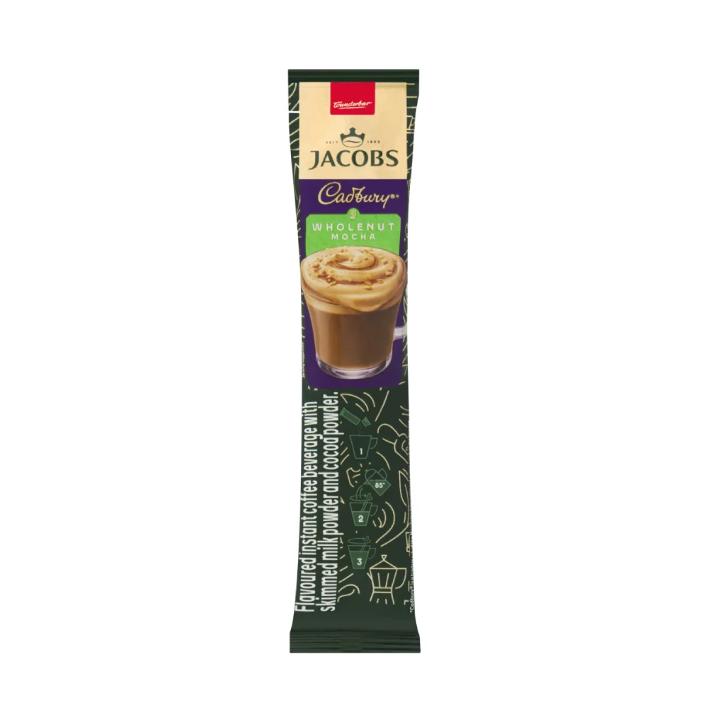 Jacobs Cadbury Mocha Wholenut - Box of 8 sachet's - Image 3