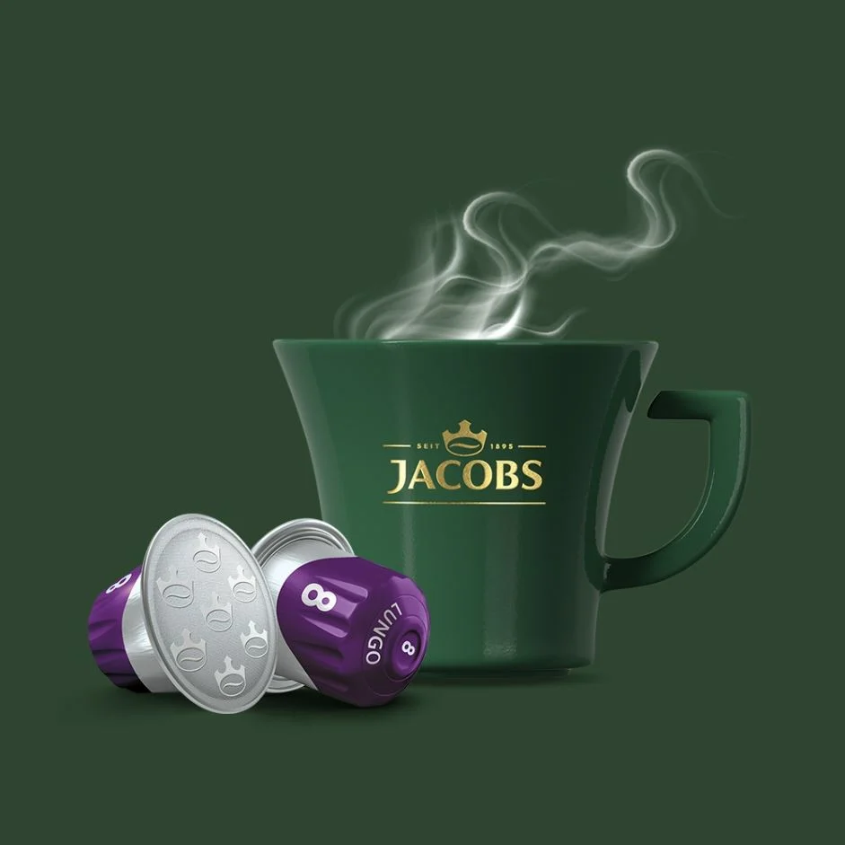 Jacobs Lungo 8 Intenso - 10 Aluminium Nespresso compatible coffee capsules - Image 4