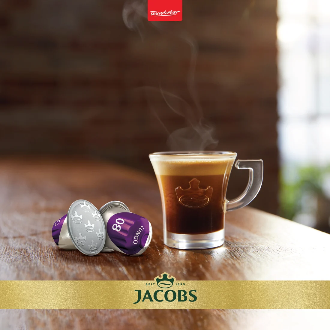 Jacobs Lungo 8 Intenso - 20 Aluminium Nespresso compatible coffee capsules - Image 5