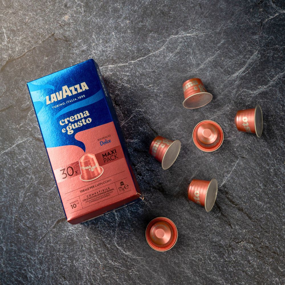 Lavazza Dolce Maxi Pack – 30 Aluminium Nespresso compatible coffee capsules - Image 6