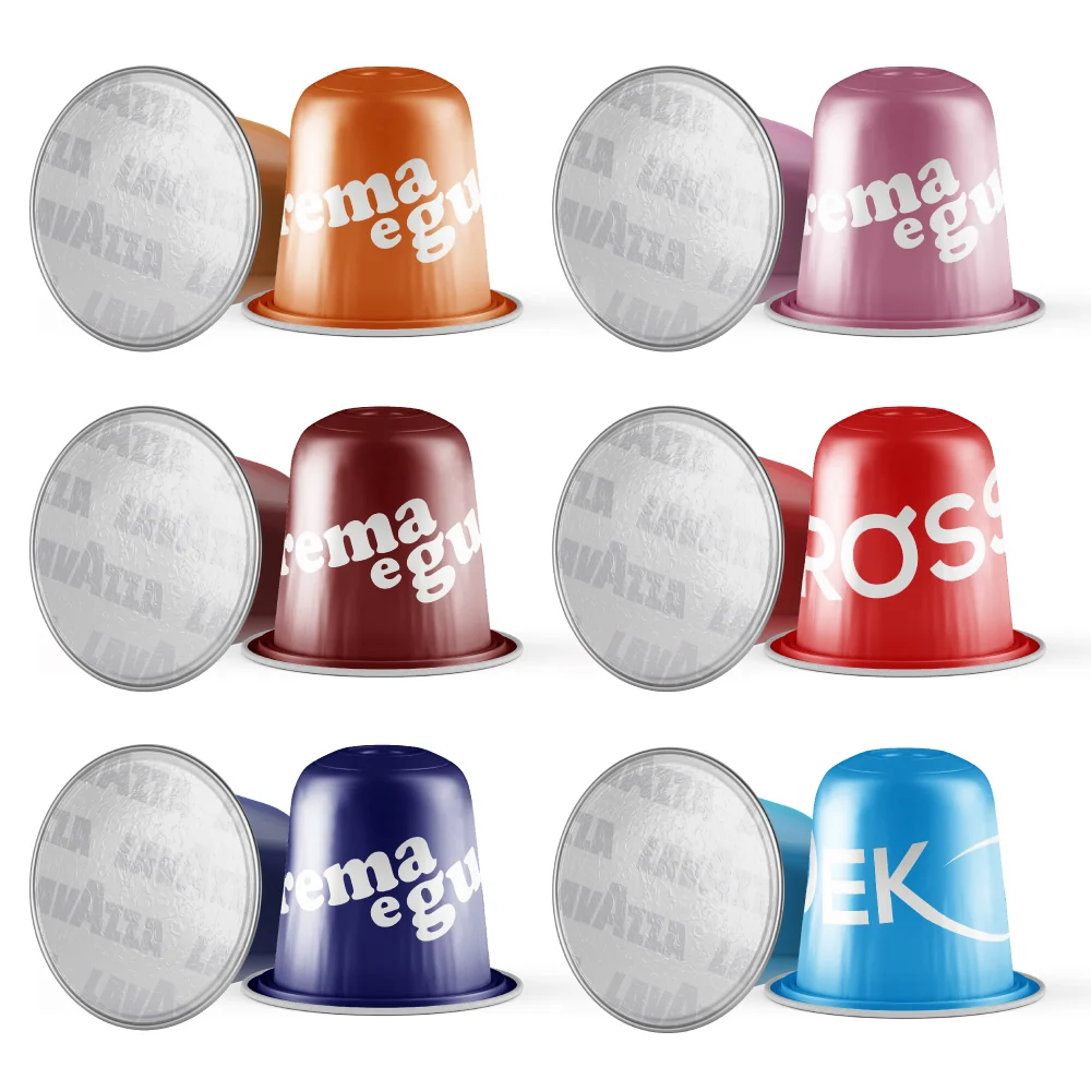 Lavazza Full Range Variety - 60 Aluminium Nespresso compatible capsules