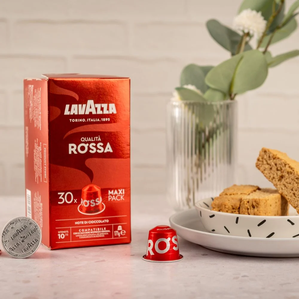 Lavazza Rossa Maxi Pack – 30 Aluminium Nespresso compatible coffee capsules - Image 3