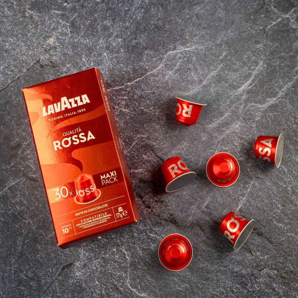 Lavazza Rossa Maxi Pack – 30 Aluminium Nespresso compatible coffee capsules - Image 6
