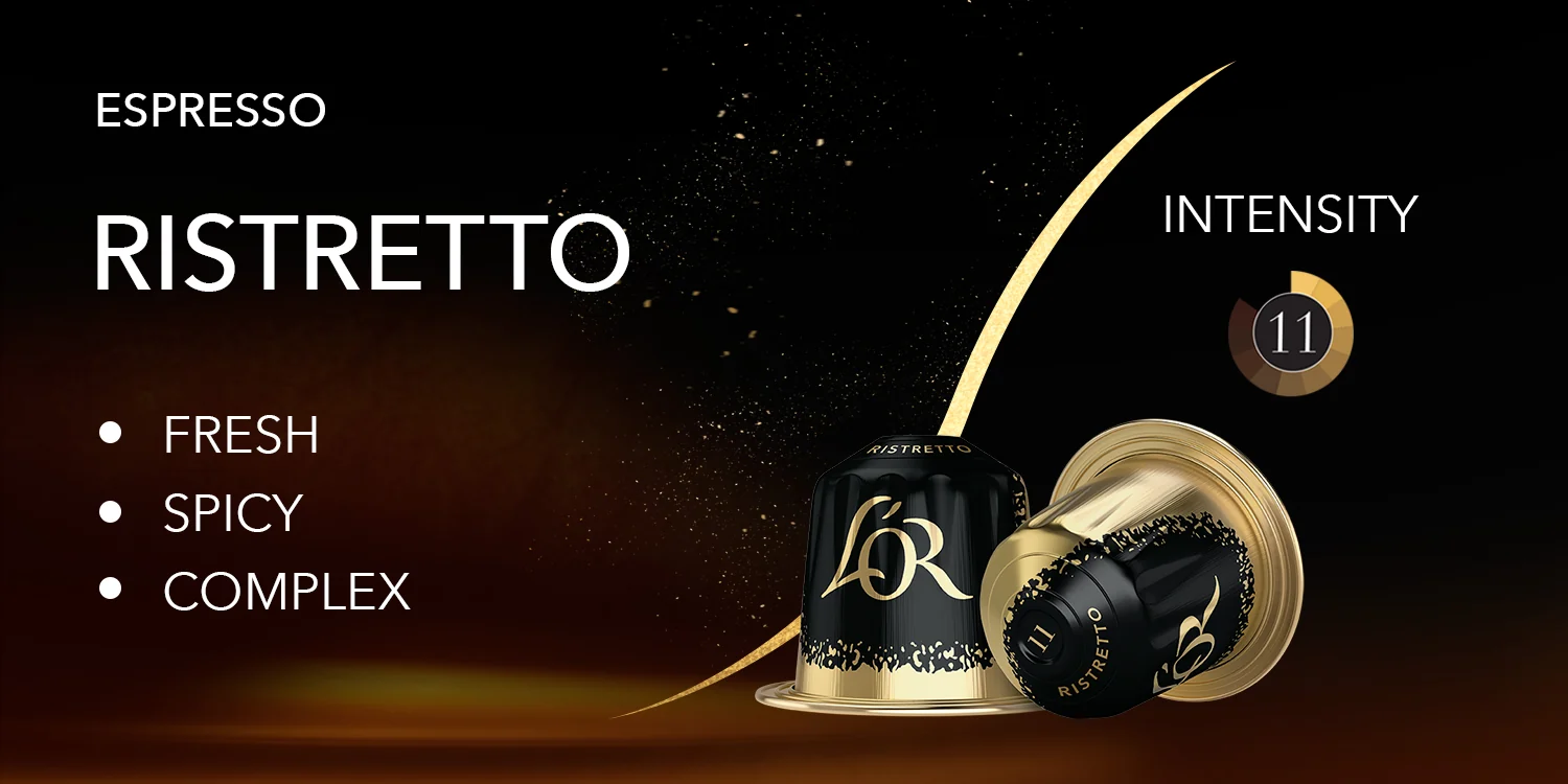 L'OR Ristretto - 10 Aluminium Nespresso compatible coffee capsules - Image 3
