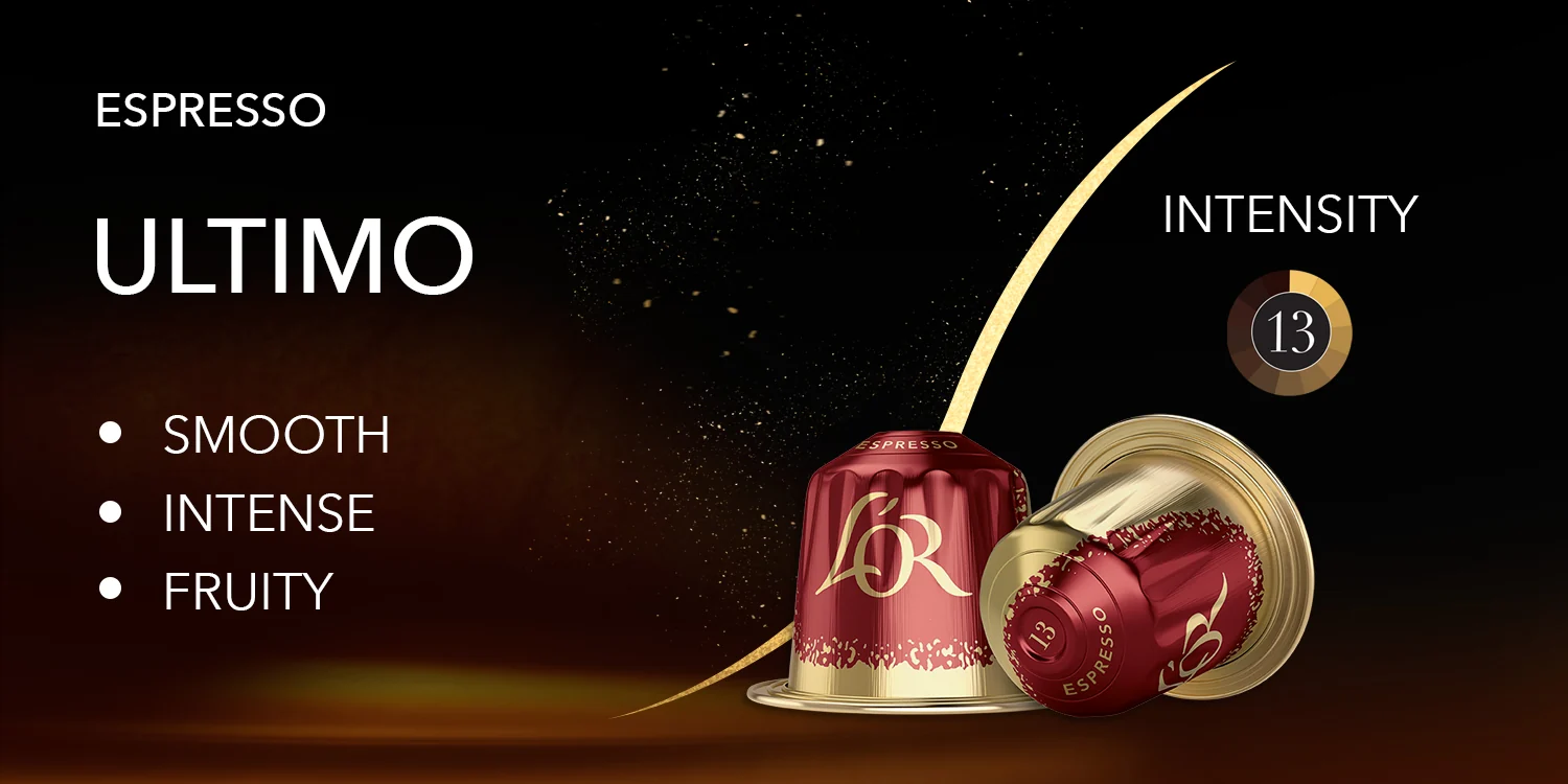 L'OR Ultimo - 10 Aluminium Nespresso compatible coffee capsules - Image 3