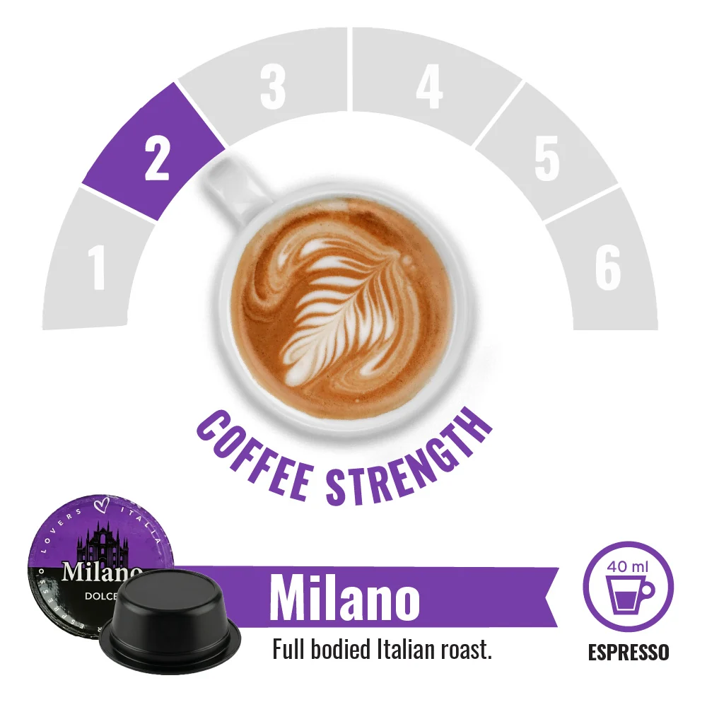 Milano - Lavazza A Modo Mio Compatible Coffee Capsules - Image 3