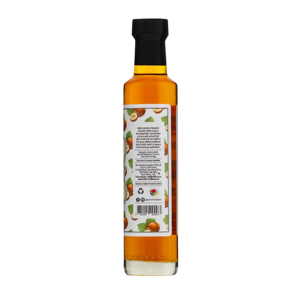 Nettari Hazelnut Syrup 250ml - Image 3