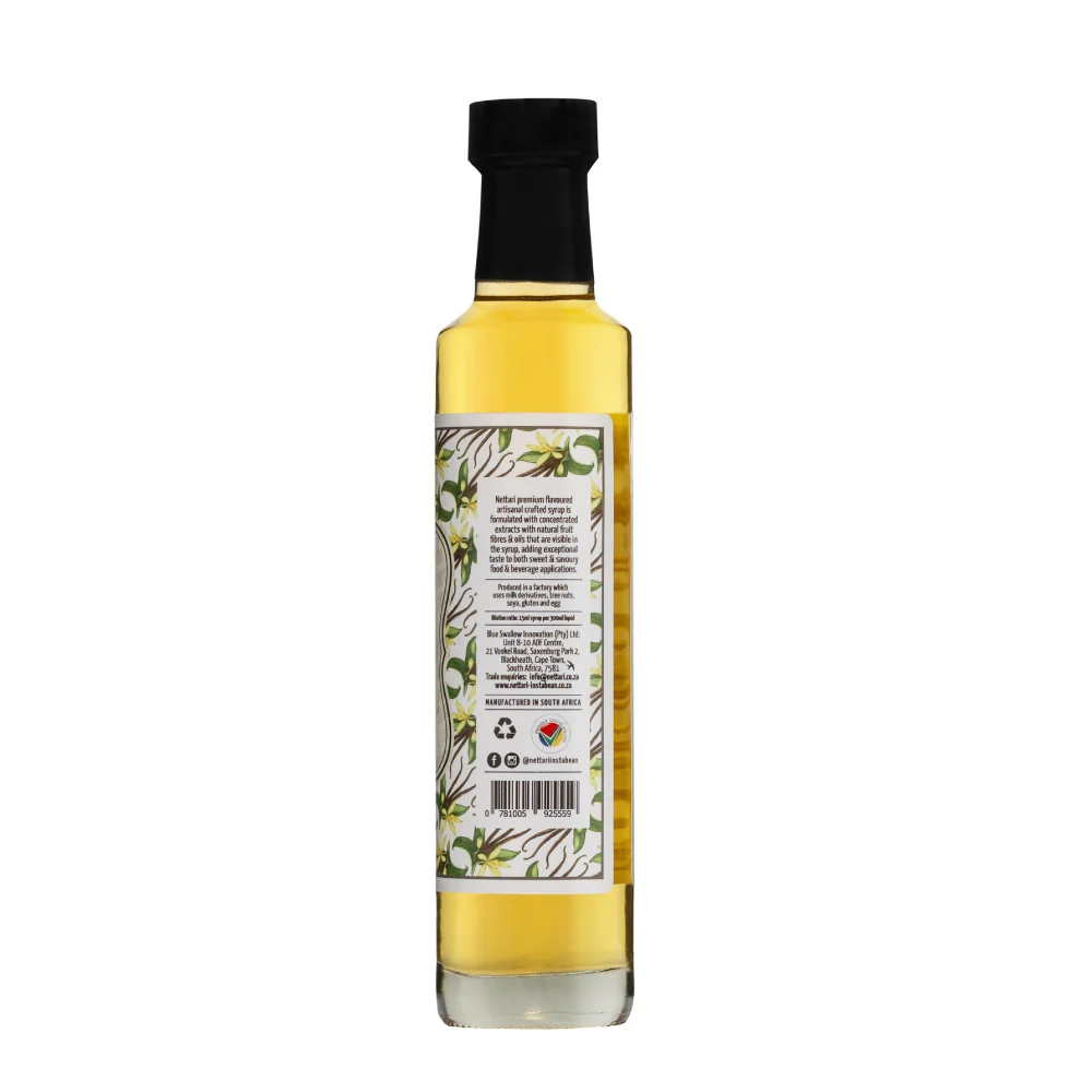 Nettari Vanilla Syrup 250ml - Image 3