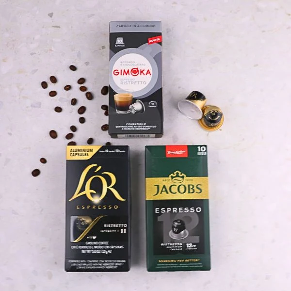 Premium Ristretto Coffee Selection - 30 Aluminium Nespresso compatible coffee capsules - Image 5