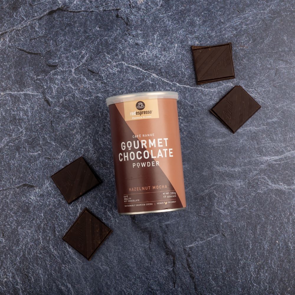 red espresso - Hazelnut Mocha Gourmet Hot Chocolate 350g Tin - Image 6