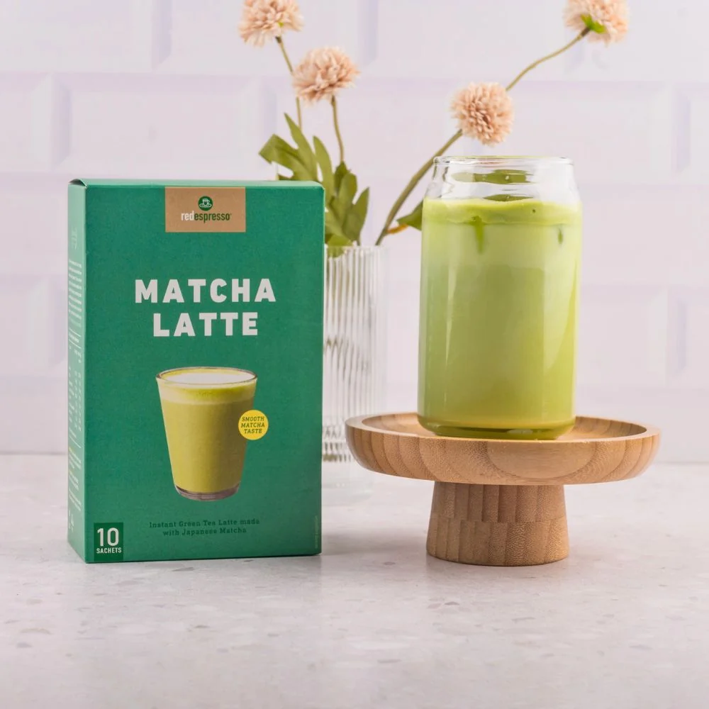 red espresso - Instant Green Tea Matcha Latte Sachets 10x16g - Image 3