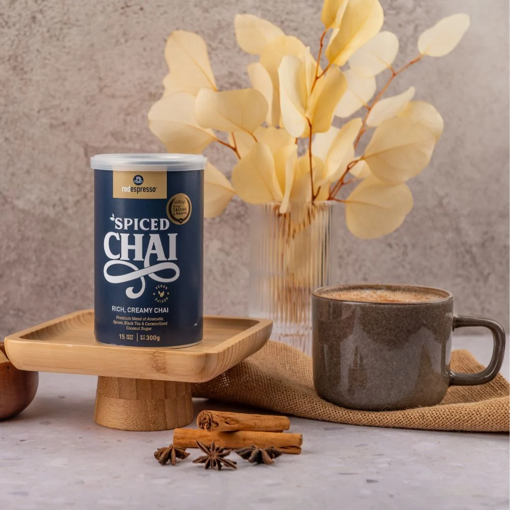red espresso - Instant Spiced Chai Latte 300g Tin - 15 Servings - Image 3