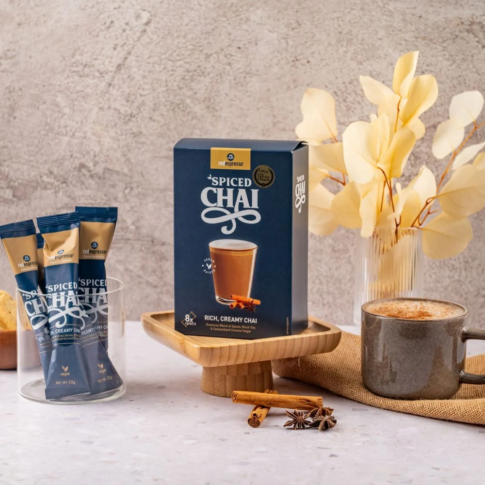 red espresso - Instant Spiced Chai Latte Sachets Vegan friendly 8 x 22g - Image 3