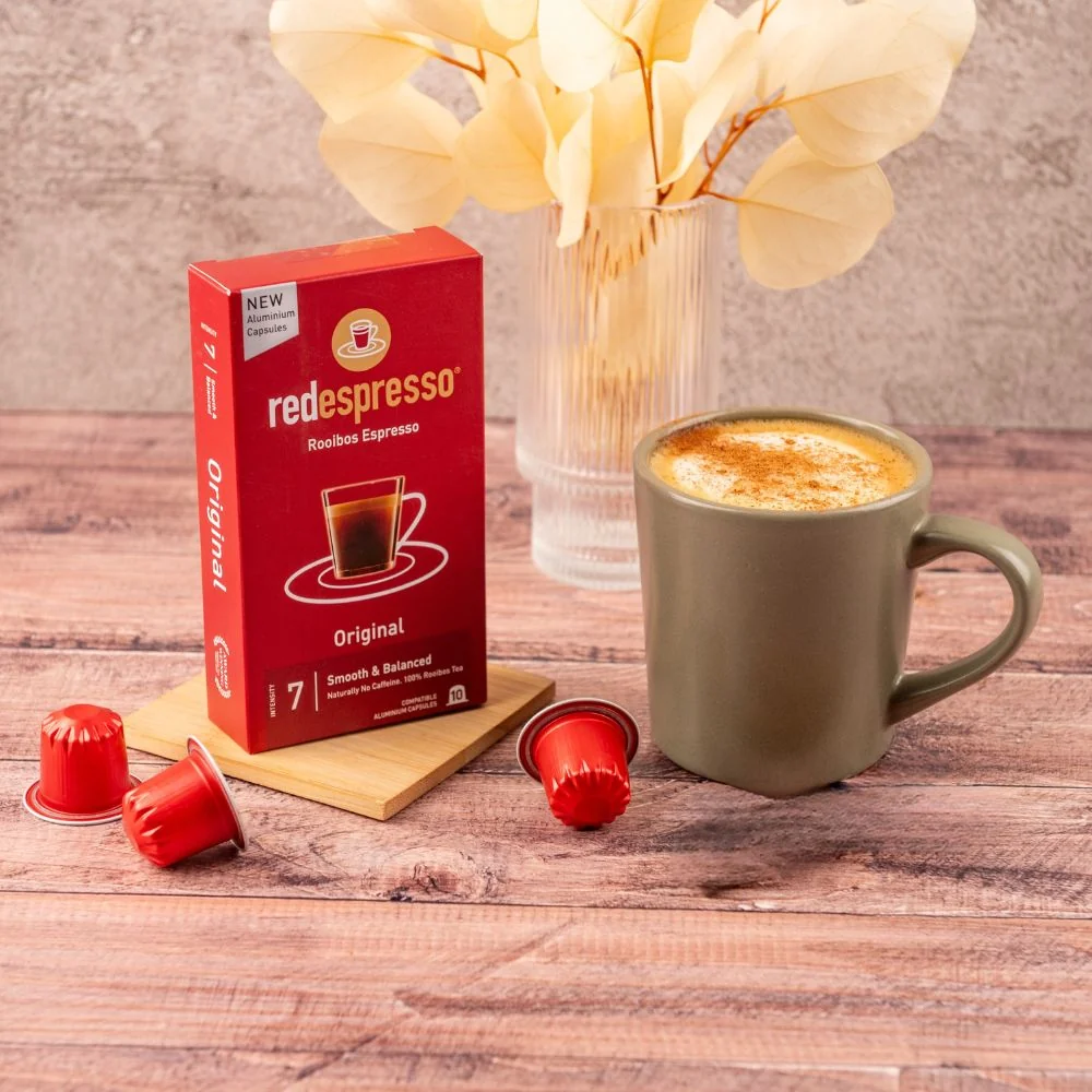 red espresso Original Rooibos - 10 Aluminium Nespresso compatible capsules - Image 3