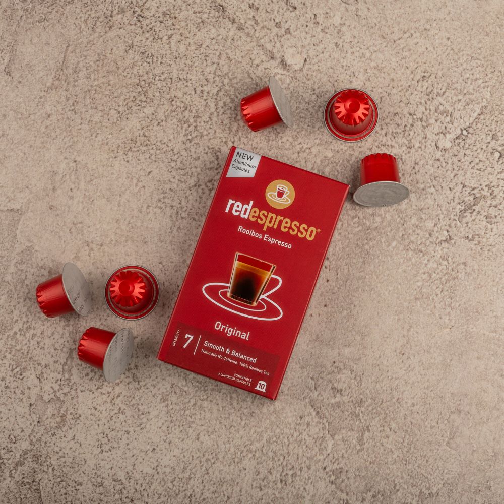 red espresso Original Rooibos - 10 Aluminium Nespresso compatible capsules - Image 6