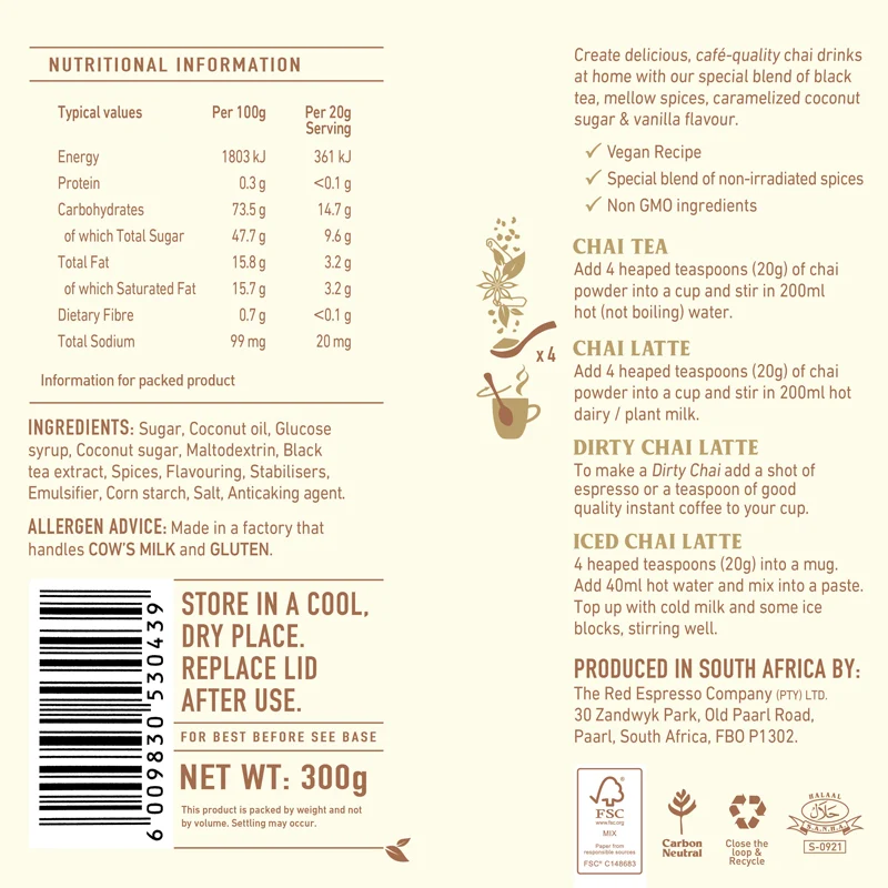red espresso - Rooibos Cappuccino and Chai Deluxe Bundle - Image 5