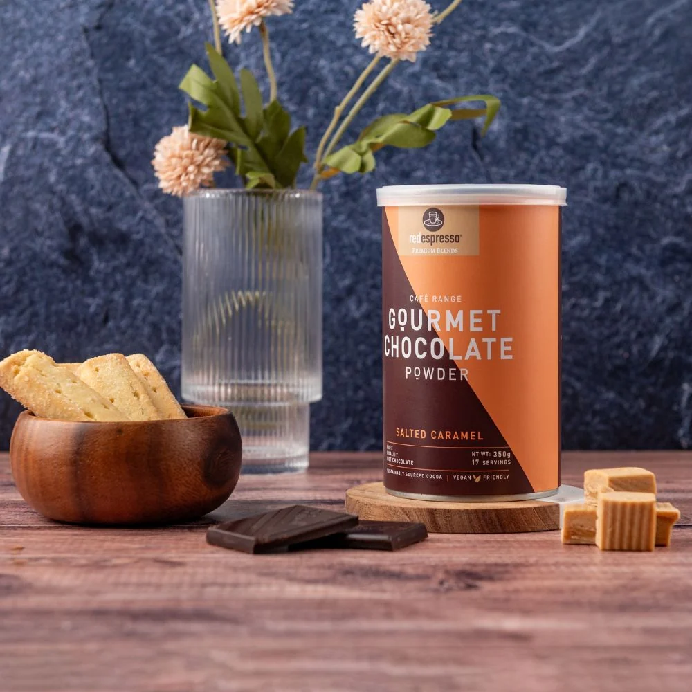 red espresso - Salted Caramel Gourmet Hot Chocolate 350g Tin - Image 3