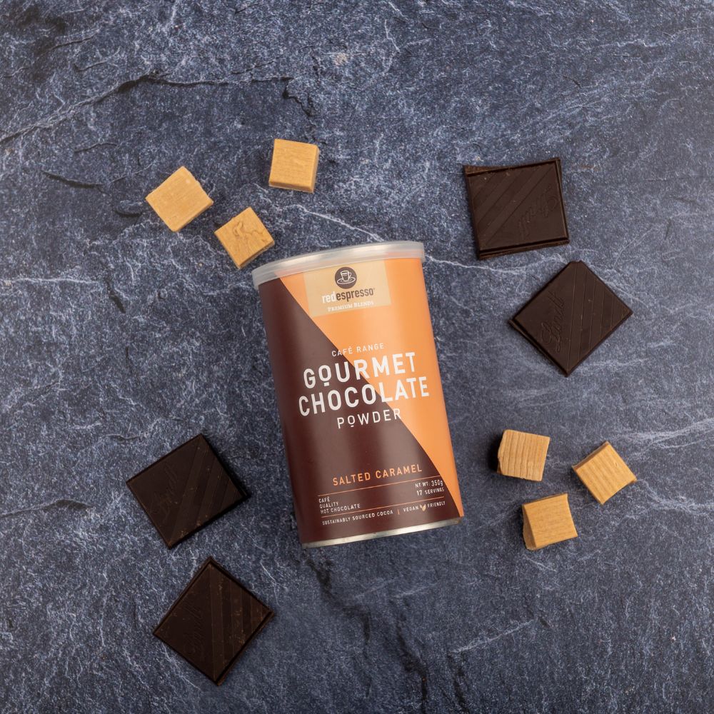 red espresso - Salted Caramel Gourmet Hot Chocolate 350g Tin - Image 6