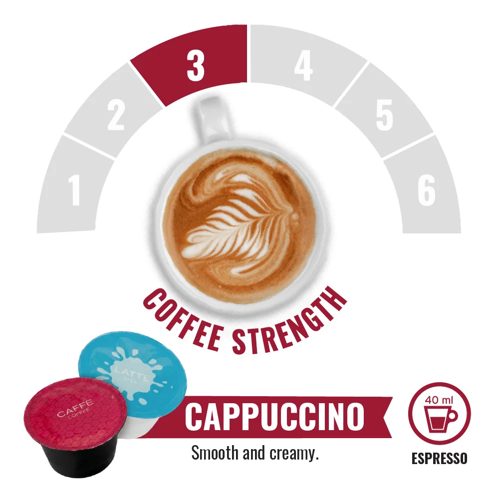 Signature Bulk Cappuccino - 38 Nescafe Dolce Gusto compatible coffee capsules - Image 2