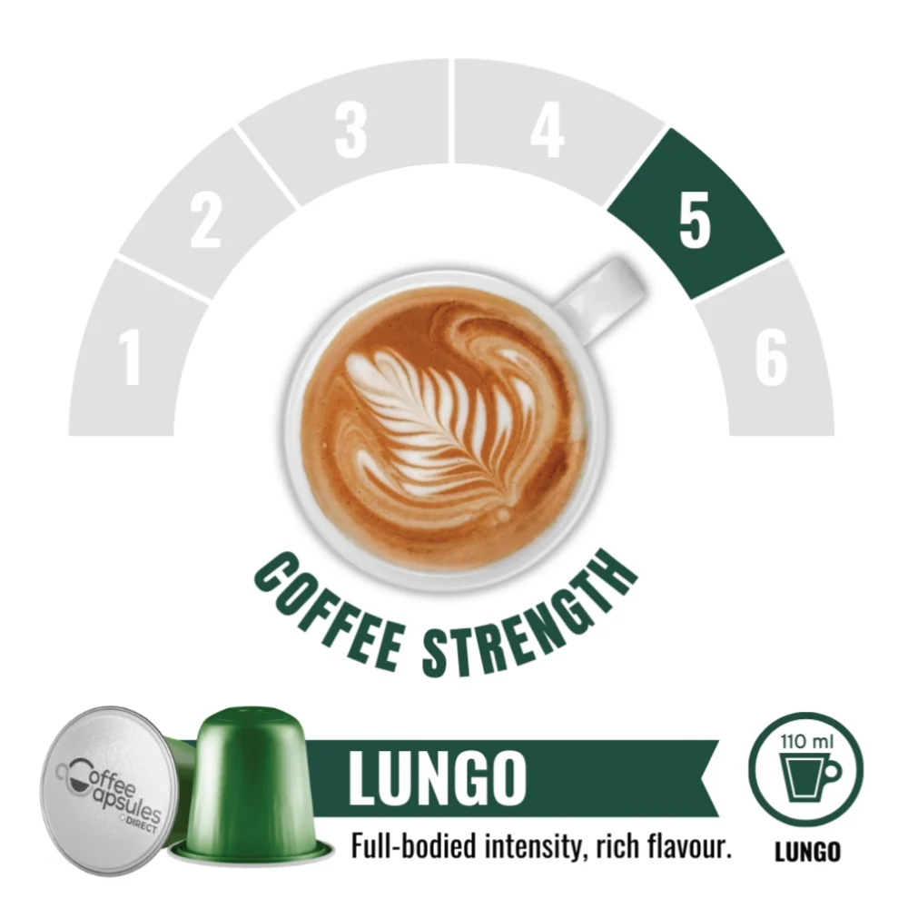 Signature Lungo Bundle - 100 Nespresso Compatible Coffee Capsules - Image 2