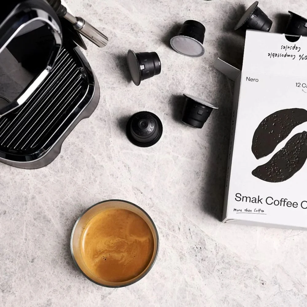Smak Nero - 12 Compostable Nespresso compatible coffee capsules - Image 2