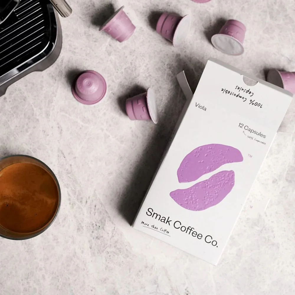 Smak Voila - 12 Compostable Nespresso compatible coffee capsules - Image 2