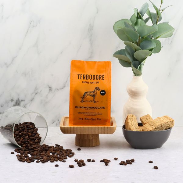 Terbodore Dutch Chocolate Coffee Beans - 250g - Image 4