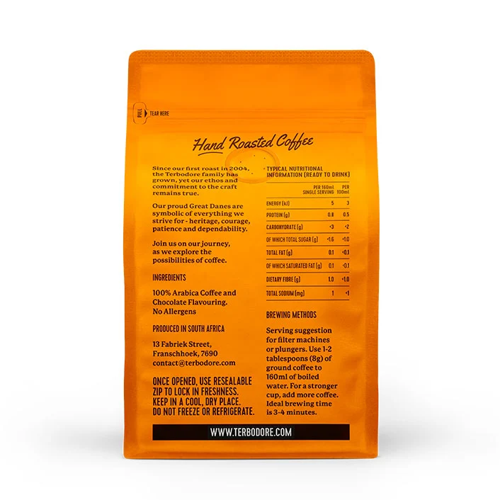 Terbodore Dutch Chocolate Filter Coffee - 250g - Image 3