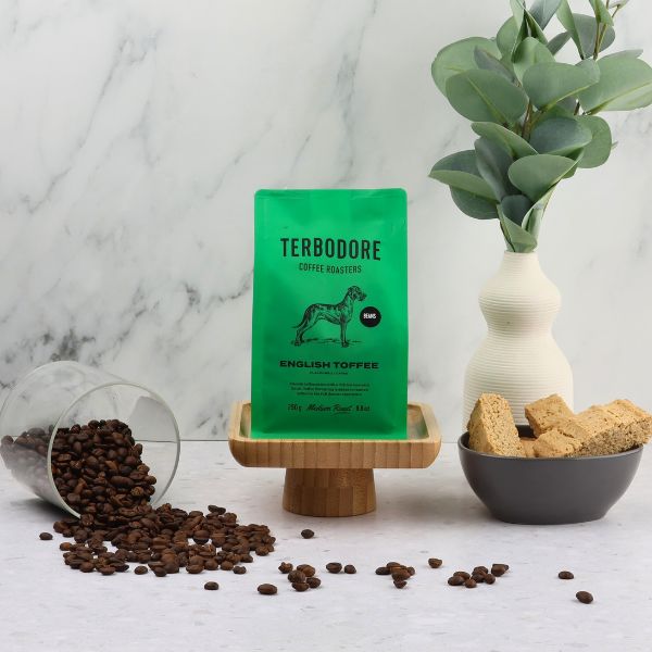 Terbodore English Toffee Coffee Beans - 250g - Image 2