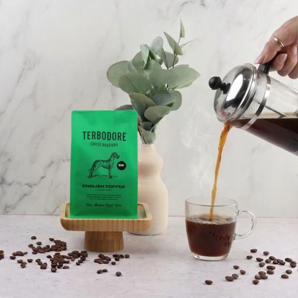 Terbodore English Toffee Coffee Beans - 250g - Image 4