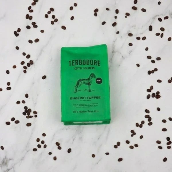 Terbodore English Toffee Coffee Beans - 250g - Image 5