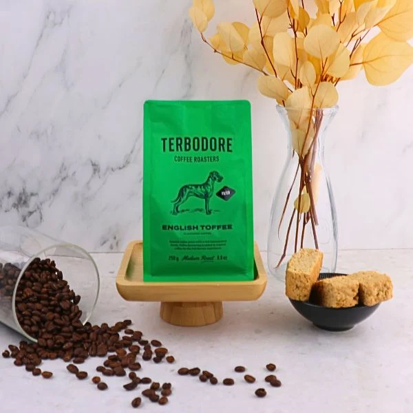 Terbodore English Toffee Filter Coffee - 250g - Image 2