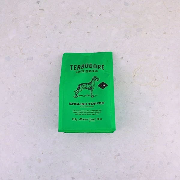 Terbodore English Toffee Filter Coffee - 250g - Image 5