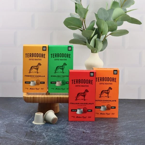 Terbodore Flavour Special - 40 Compostable Nespresso compatible coffee capsules - Image 4