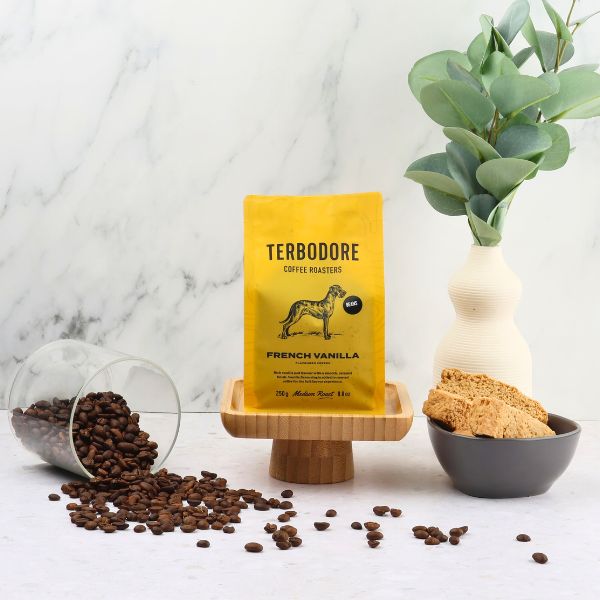 Terbodore French Vanilla Coffee Beans - 250g - Image 4