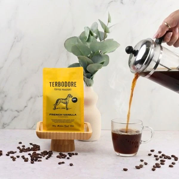 Terbodore French Vanilla Coffee Beans - 250g - Image 6