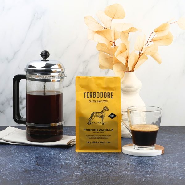 Terbodore French Vanilla Filter Coffee - 250g - Image 6